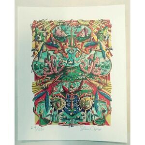 Steven Cerio "Mojave Portal  blotter art print  psychedelic art